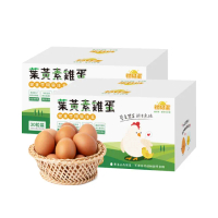 【初好蛋】台灣零用藥葉黃素雞蛋（紅蛋）-30粒x2箱（1800g±5%/箱）(雞蛋料理_無抗生素_葉黃素雞蛋)