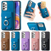 Finger ring buckle phone case for Samsung Galaxy S23 Ultra S22 Plus A54 A34 A14 A22 A13 4G 5G A53 A32 iPhone 15 Plus
