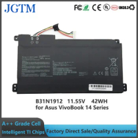 JGTM Wholesale laptop battery B31N1912 0B200-03680000 0B200-03680200 for Asus VivoBook 14 E410MA batteries 11.55V 42Wh