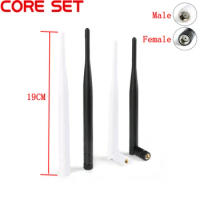 2.4GHz 6dBi Omni WIFI Antenna 2.4G Antenna Aerial RP-SMA Bluetooty Male Female Wireless Router Connector IEEE WLAN/WiMAX/MIMO