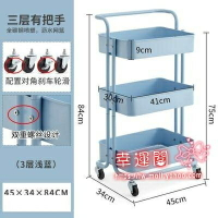 美容車 美容美髮推車管理行動收納置物架美甲工具車美容院專用小推車T