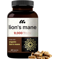 Lion Mane Mushroom Capsules - Using Organic Lion Mane Powder Extract - Cognitive Brain Puzzle and Im