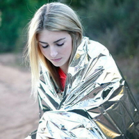 戶外 毯子 ● 戶外 急救毯子救援救生保暖保溫鋁箔求生應急野外露營防寒生存裝備