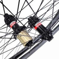 Gravel wheelset disc 700c 30mm wide Clincher tubeless carbon wheel D411SB-CL D412SB-CL 12x100 12x142 HG XDR cube 24H road bike