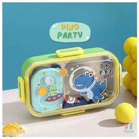 FREE GIFT Joyeaze Munchkin Bento Box Anak Sekat 2 700ml + Stainless Inner Pot 100ml Food Grade Stain