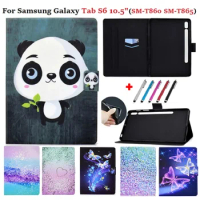 For Samsung Galaxy Tab S6 10.5 SM-T865 Magnetic Tablet Funda for Samsung Galaxy Tab S6 10 5 2019 SM-T860 Case Soft TPU Cover+Pen