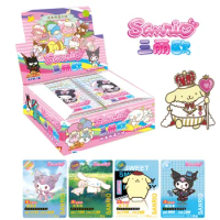 Sanrio Collection Card For Children HelloKitty Mymelody Kuromi Charmmy Kitty LittleTwinStars Limited Cartoon Card Kids Gifts