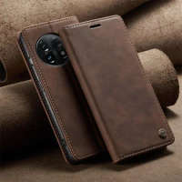 Magnetic Closure Classic Leather Flip Wallet Case for Oneplus 12R 11 Nord8 7 Pro 8T Card Shockproof Protective Cover Kickstand
