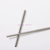 By DHL 1000PCS Reusable Drinking Straw Stainless Portable Straight Metal Straw Telescopic Drinking Outdoor tableware straw