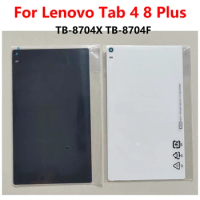 Original Best Back Battery Cover Housing Door For Lenovo Tab 4 8 Plus TB-8704X TB-8704F Rear Case Tablet Glass Lid Replacement