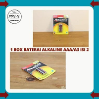 Batu Baterai ABC Alkaline AAA / A3 & Battery 1.5V (2) paket 1 box isi 24 hanger