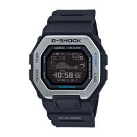 G-SHOCK 衝浪好手與重金屬雙重風格設計潮汐圖/月相休閒藍牙錶(GBX-100系列)46mm