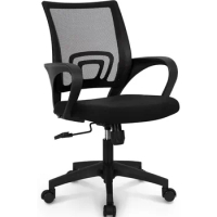 Office Computer Chair Gaming-Ergonomic Mid Back Cushion Lumbar Support Furniture Gamer Chair