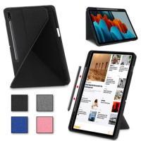 Tablet Case for Samsung Galaxy Tab S7 11" S7 Plus Cover S7 Tab FE 12.4 Case with Pencil Holder Cover Fall Resistance Soft Case