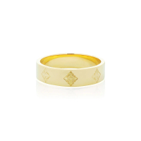 AKE AKE Rituals Cross Wedding Band Xtreme GM- 24KGold แหวนเงินแท้925 ชุบทองคำแท้ 24K