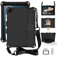 免運 平板保護套  適用10.2寸2021 iPad9軟膠防摔套mini5背帶保護套10.5 Air3保護殼