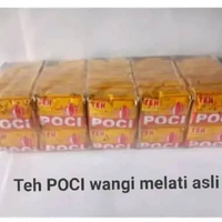 teh cap poci bubuk isi 10 pcs / teh poci wangi melati / teh cap poci / minuman teh / teh bubuk / teh