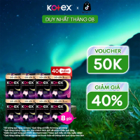 [Special] Thùng 8 gói Băng Vệ Sinh Kotex Ban Đêm Dạng Quần cỡ M/L 5 miếng