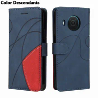 Flip Leather Case For Nokia X10 Case Cover For Nokia X20 Wallet Case With Card Slots Holders