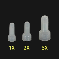 100 pcs/lot Terminals 250V Crimp Terminal Terminals CE 1X/2X/5X Cold Pressed Electric For Cable Blocks Wire Connector UL 94V-2