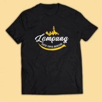 Kaos Tshirt Baju Murah Combed 30S Distro BANDAR LAMPUNG KOTA TAPIS BERSERI PREMiUM souvenir oleh ole