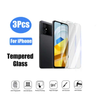 3PCS Protective Glass for Poco X4 X3 Pro X2 M5 S Screen Protector for Xiaomi Poco F3 F4 GT F2 Pro M3 M4 X4 Pro 5G Glass Film