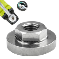30*17*10mm Hexagon Nut Angle Grinder Metal Pressure Plate Inner Outer Flange Nut Set Tools For 100 Type Angle Grinder