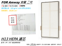 【米歐 HEPA 濾心】瑞士抗菌 優惠組 適用 Amway 安麗 逸新 第二代 1076T HEPA 集塵 空氣清淨機 同10-1078