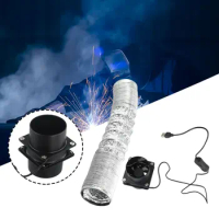 Pipe Duct Exhuast Fan Power Tools Solder Smoke Absorber ESD Fume Extractor Fan For Air Circulation USB Powered