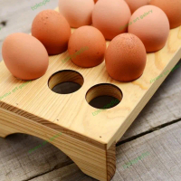rak telur kayu duduk