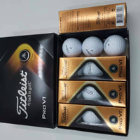 HOT กอล์ฟ Titleist Prov1 ลูกบอลฝึกซ้อมระยะไกลสองชั้น GolfBall สามารถซื้อเป็นกลุ่มและปรับแต่งได้ Logo