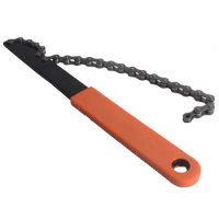 Bike Non-slip Premium Cassette Removal Tool with Chain Whip Bicycle Sprocket Long Handle Repair Tool Sprocket Remover For MTB