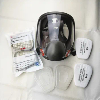 6800 Gas Mask set Full Face Facepiece Respirator For Painting Spraying same 3M 6800