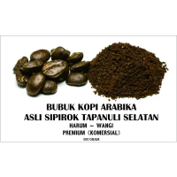Bubuk Kopi Asli Arabika Sipirok Tapanuli Selatan 500 Gram