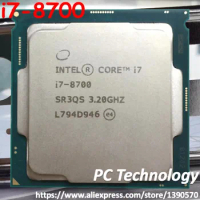 Original Intel Core 8 series i7-8700 processor CPU 3.20GHZ 6-Core 12MB i7 8700 LGA1151 14nm 65W free shipping