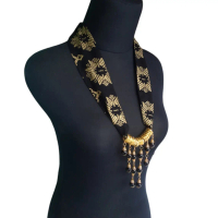 KALUNG RUMBAI KEBAYA EMAS || KALUNG DRESS BATIK || KALUNG MUTIARA HITAM || KALUNG BROSS KUTUBARU