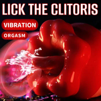 Rose Sucking Tongue Vibrator with 9 Vibrations Nipple Toys Clitoral Vibrators Sex Toys Clitoral Stimulators for Women Couples