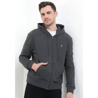 Hush Puppies Jaket Pria Rider Dark Grey S