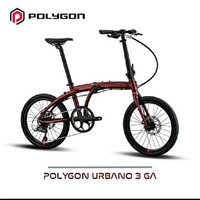 Sepeda Lipat Polygon Urbano 3 Seli Folding Bike