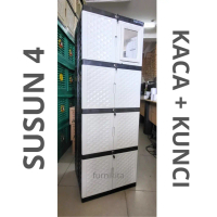 LEMARI PLASTIK TABITHA SUSUN 4 MINI TABITA