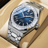 IW Top Brand Men's Watches Luxury Automatic Wristwatch Waterproof Luminous Watch for Men Seiko Mechanical Clock Relogio