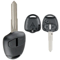 Key Case 2 Button Car Remote Key Shell Case with MIT8 Blade Fit for Mitsubishi Grandis Outlander Lancer IV V VI VII VIII IX CT9A