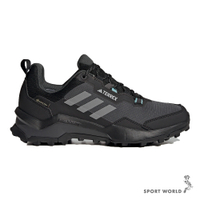 Adidas 登山鞋 女鞋 GTX防水 TERREX AX4 黑灰【運動世界】HQ1051