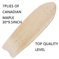 Surf Skate Deck Skateboard Decks 30X9.5 Inches Canadian Maple and Epoxy Material