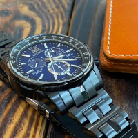 【CITIZEN 星辰】亞洲限定經典光動能 電波對時 計時手錶 手錶(CB5885-85L)