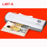 L407-A A4 Photo Laminator Office Hot&amp;Cold Thermal Laminating Machine Professional For A4 Document Photo PET Film Roll Laminator