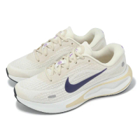 【NIKE 耐吉】慢跑鞋 Wmns Journey Run 女鞋 米白 黑 緩震 透氣 運動鞋(FJ7765-106)