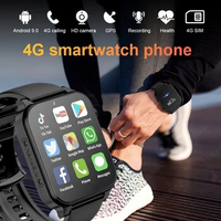 2024 Original 4G LTE Network Smartwatch 4GB 64GB Android 9.0 1.99" Dual Camera Smart Watch with SIM card GPS Google Play Store