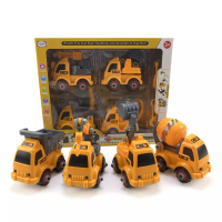 Happy Toon Mainan mobil truk konstruksi DIY bongkar pasang NB-04561