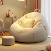 Baby Bean Bag Aesthetic Big Bean Bag Sofa Double Leather Lounges Chair Sofas For Living Room Dress Lazy Waterproof Single Egg